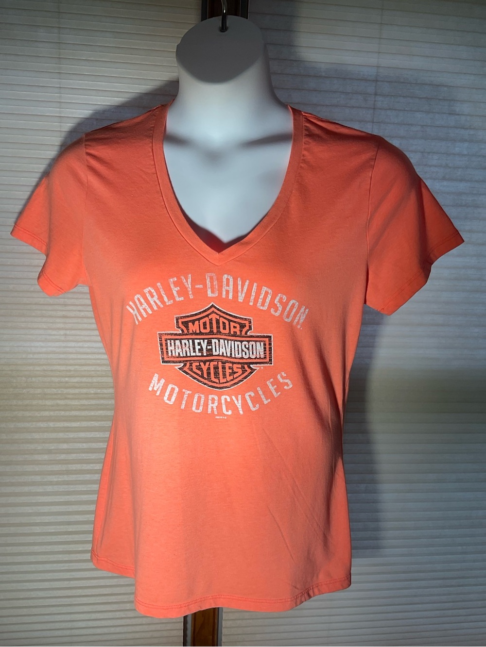 Harley-Davidson Women’s XL V-NeckTee SHIRT GUC